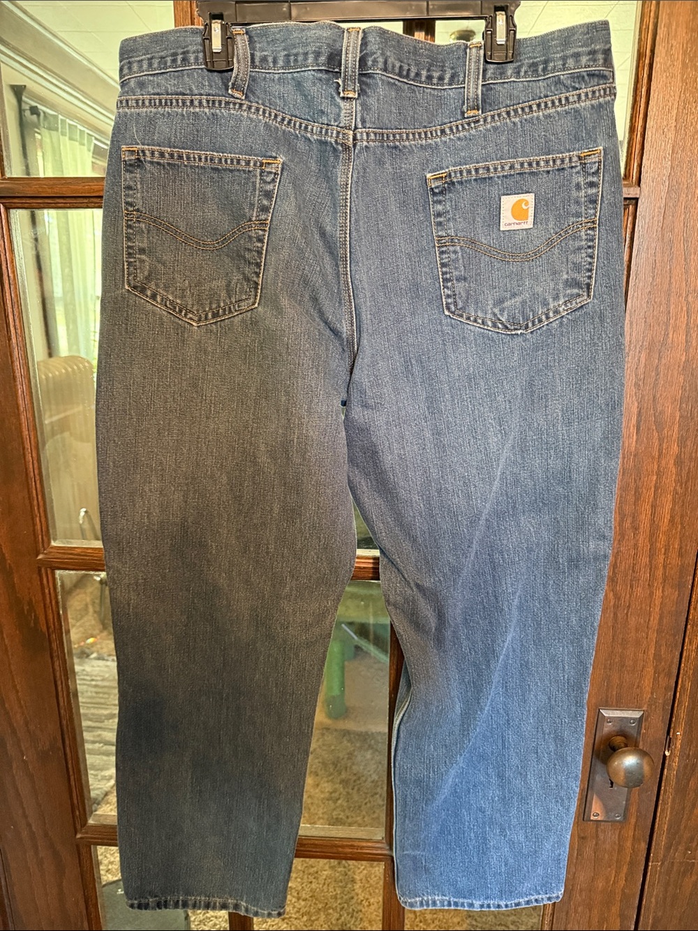 Carhartt Men’s Two-Tone Blue Relaxed Fit Jeans